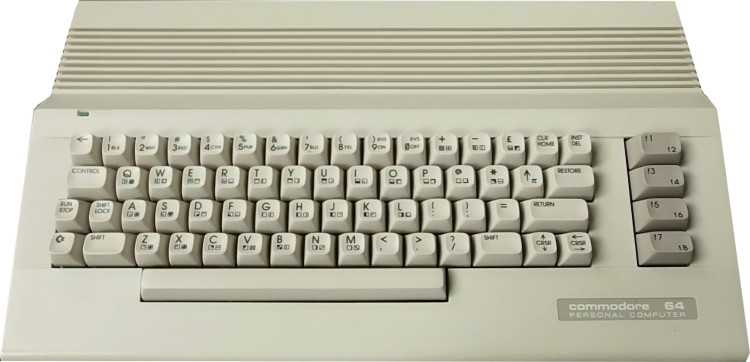 A Commodore 64 C computer